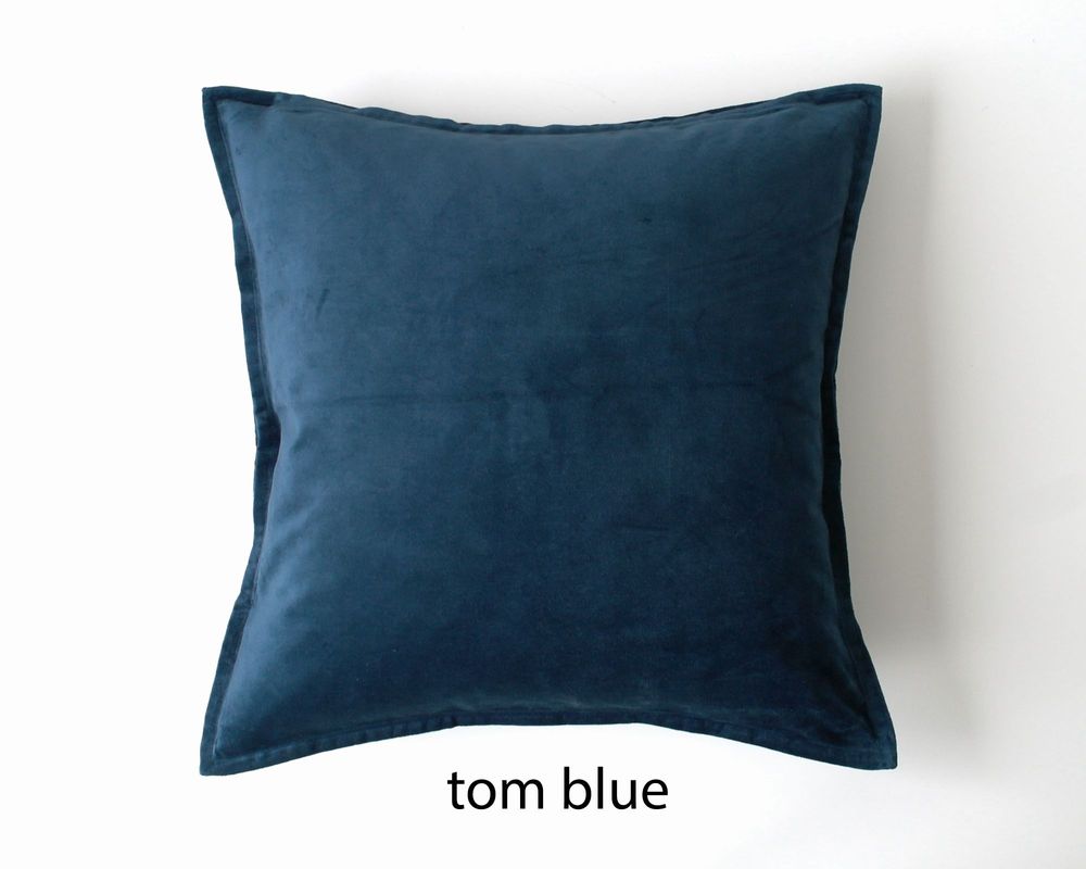 Fabric cushions - Tom velvet Blue series - ML FABRICS