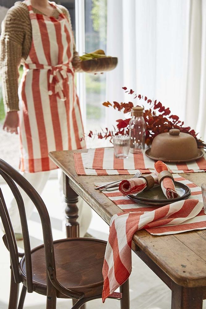 Table linen - Malo Rouge - Metis napkin - COUCKE