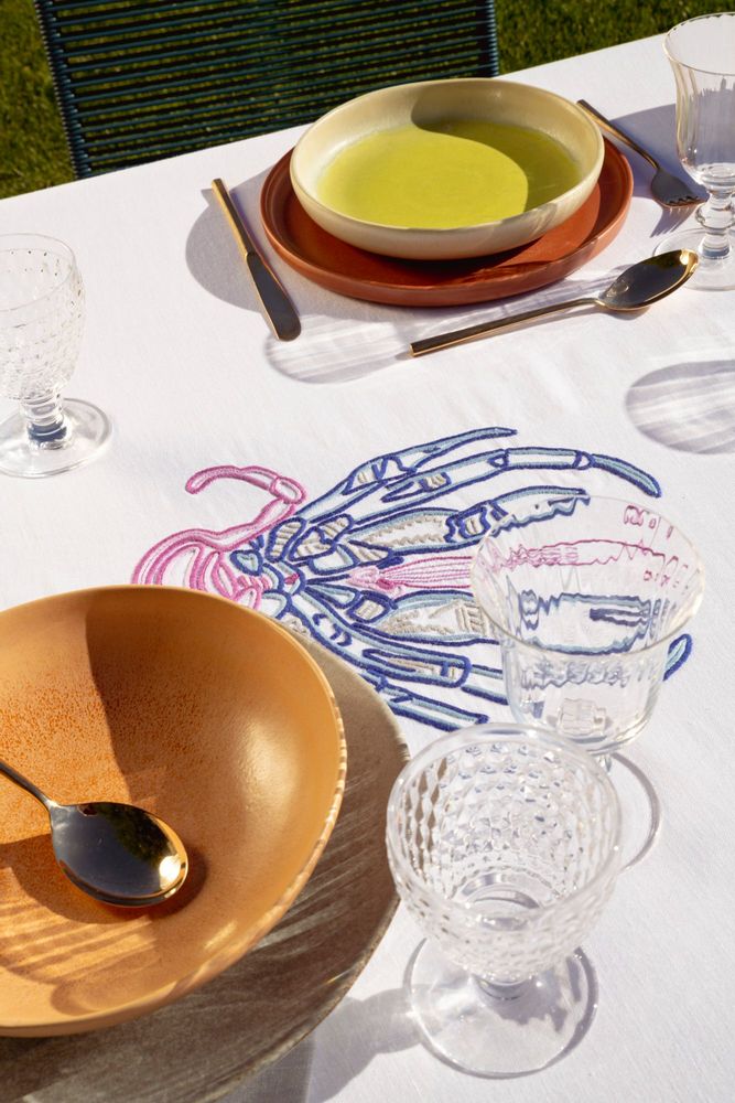 Table linen - Tablecloth Lagosta 400x180 - CAMPANTE