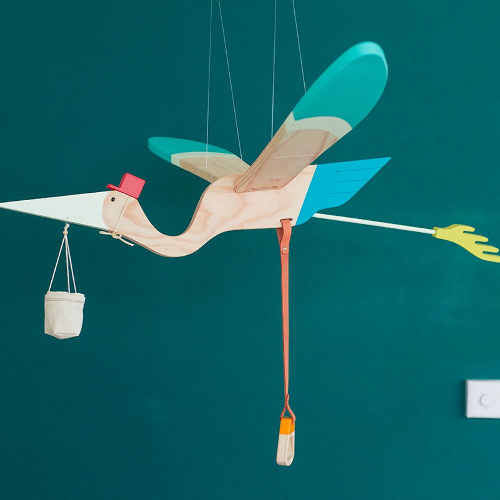 Toys - Mobile Bird Series - Pelican - EGUCHITOYS