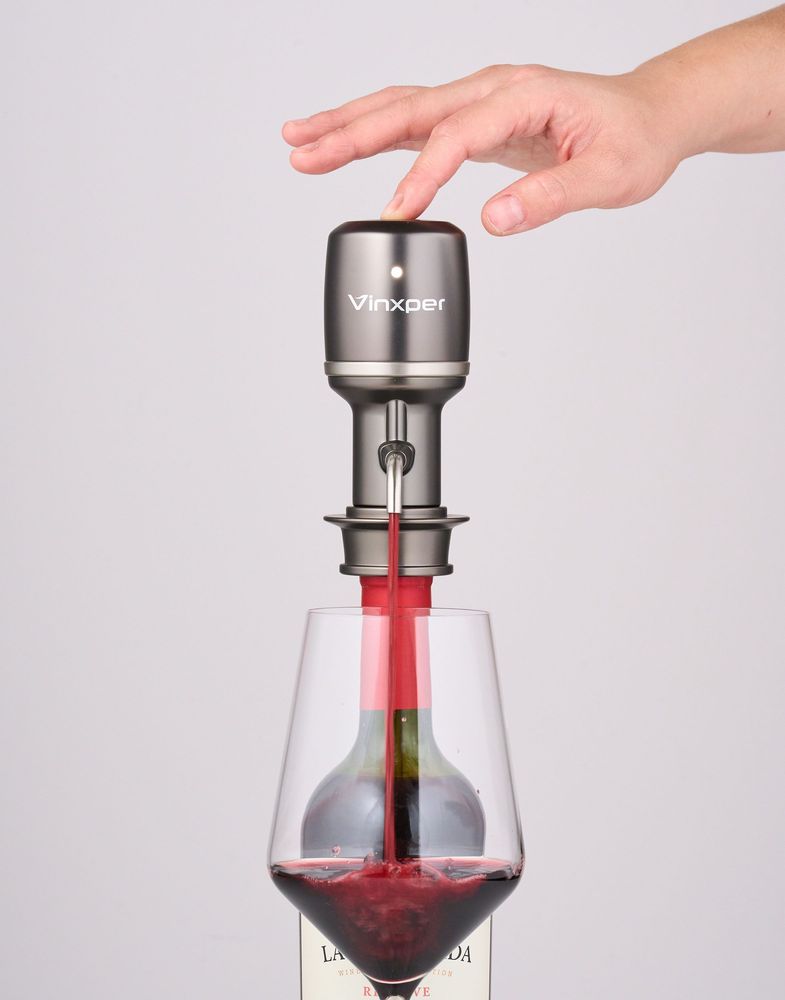 Accessoires pour le vin - Vinxper Expert - Aérateur de vin électrique réglable 4e génération - VINXPER LIFE CO., LTD.
