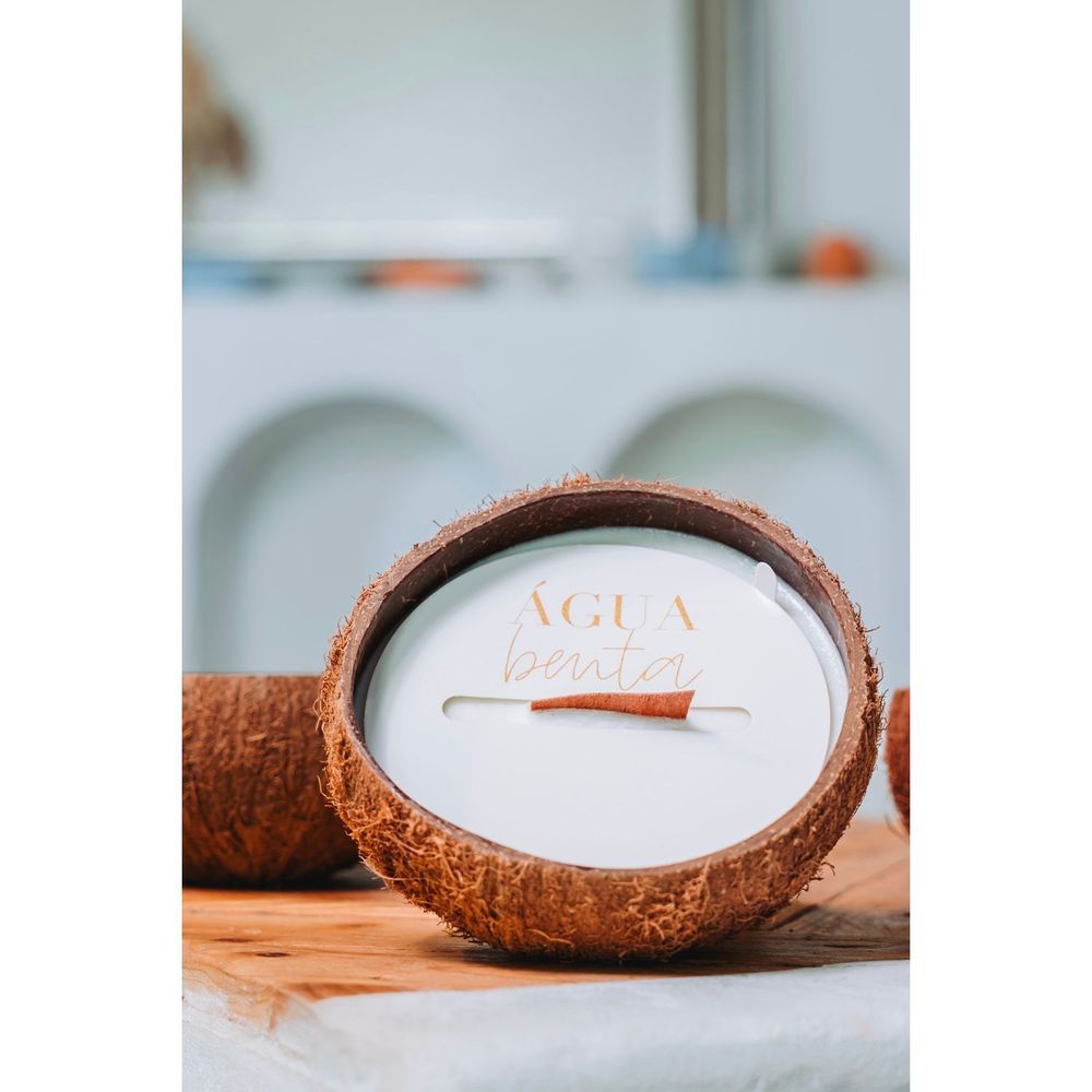 Objets de décoration - Bougie Coconut candle brut Monoï - AGUA BENTA