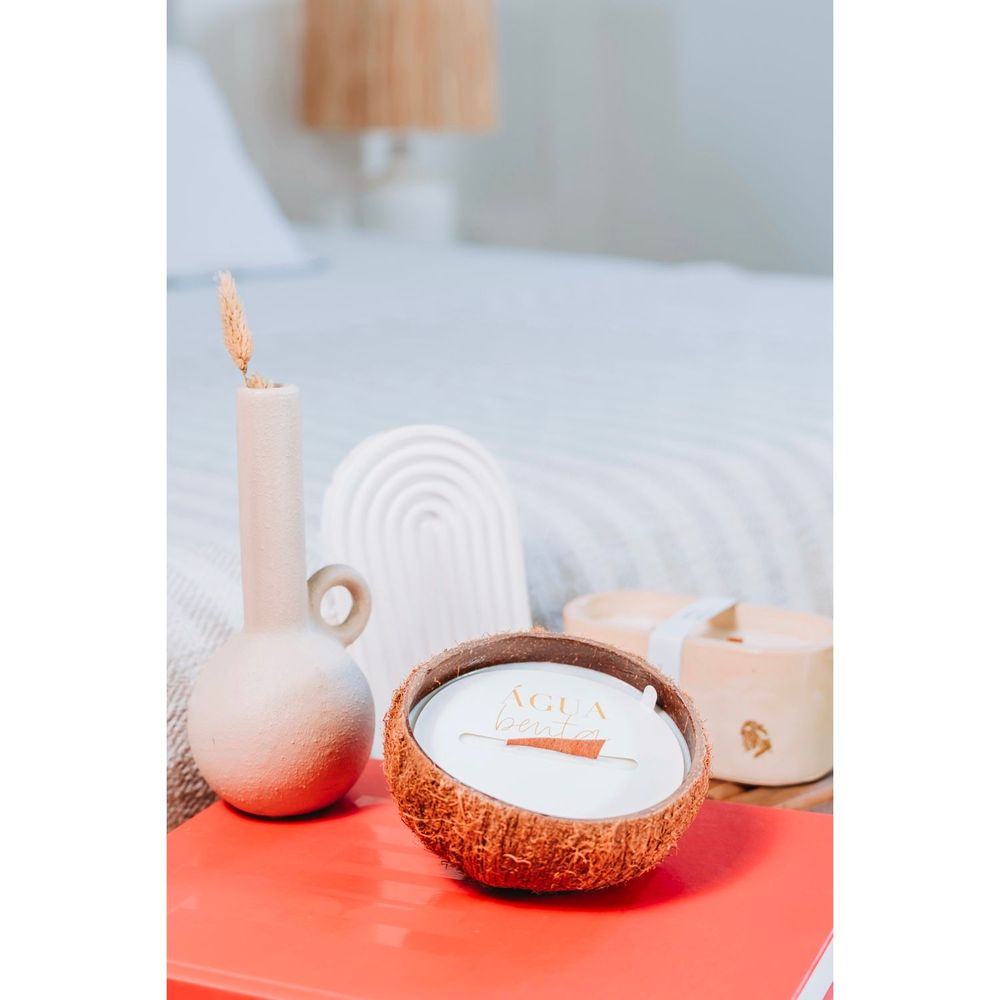 Objets de décoration - Bougie Coconut candle brut Monoï - AGUA BENTA