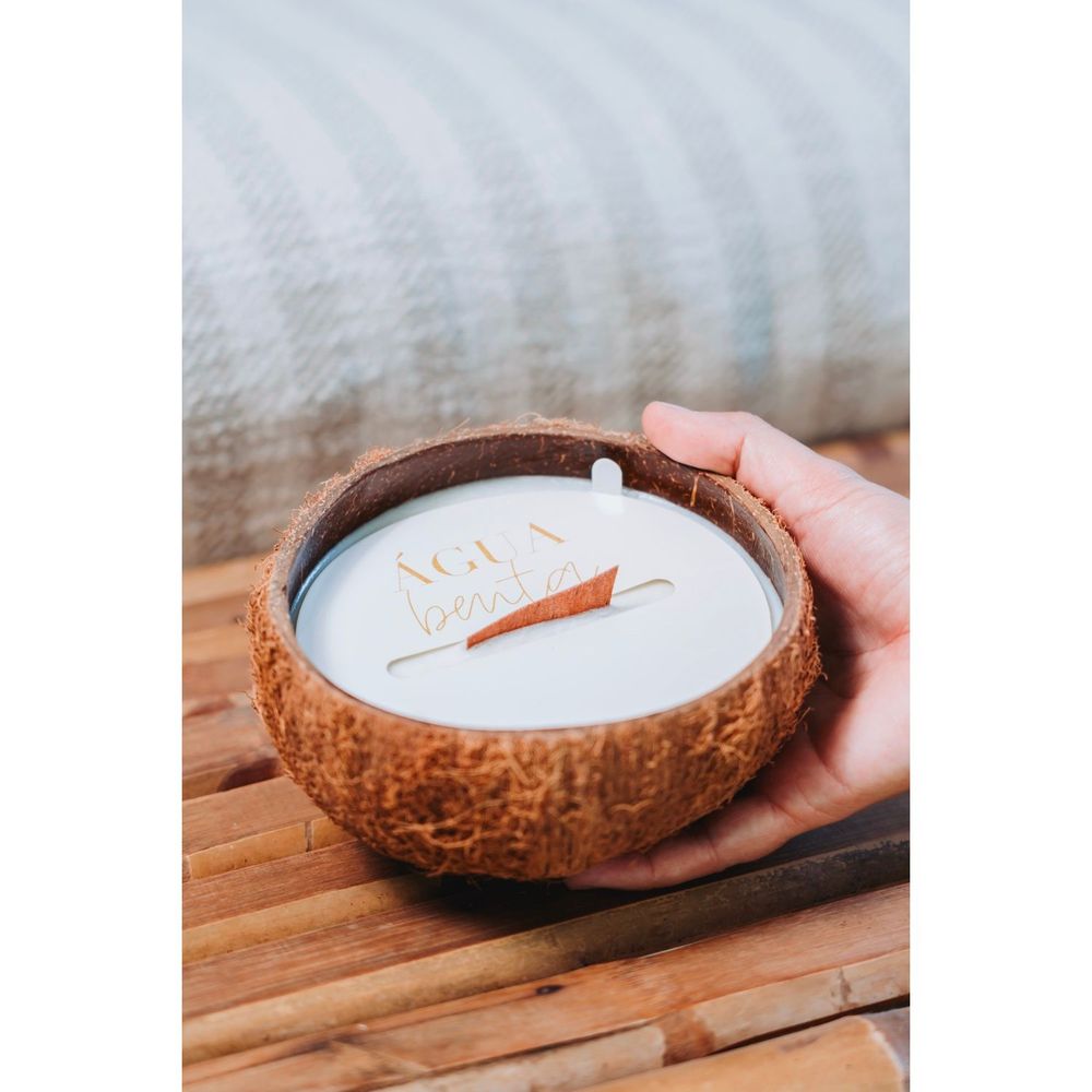Objets de décoration - Bougie Coconut candle brut Monoï - AGUA BENTA