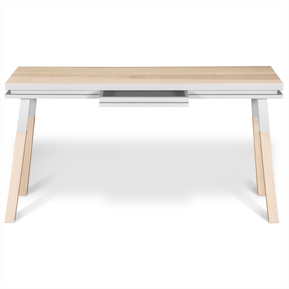 Bureaux - Bureau rectangulaire 140 cm en bois massif - MON PETIT MEUBLE FRANÇAIS