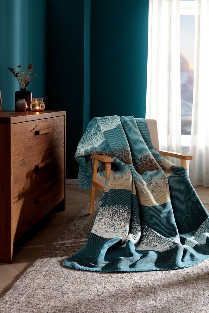 Throw blankets - Ocean Wave - BIEDERLACK