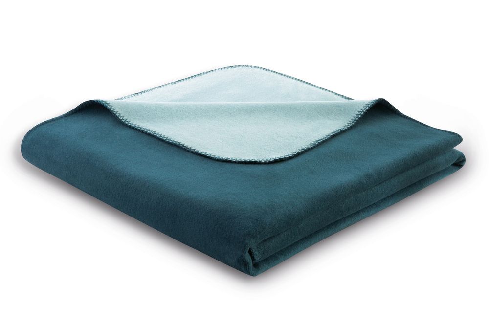 Plaids - Bleu-Alpina - Couverture - BIEDERLACK
