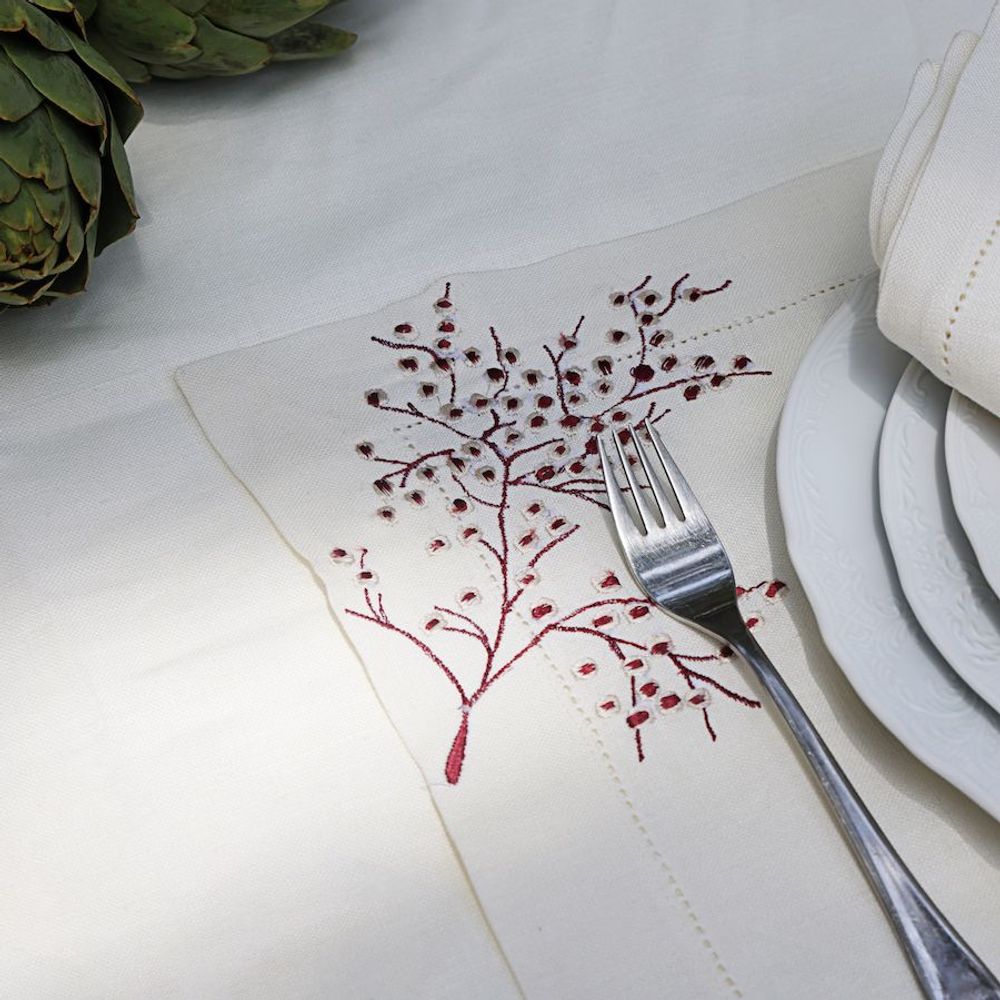 Napkins - Cherry Blossom Napkin set of 2 - HYA CONCEPT STORE