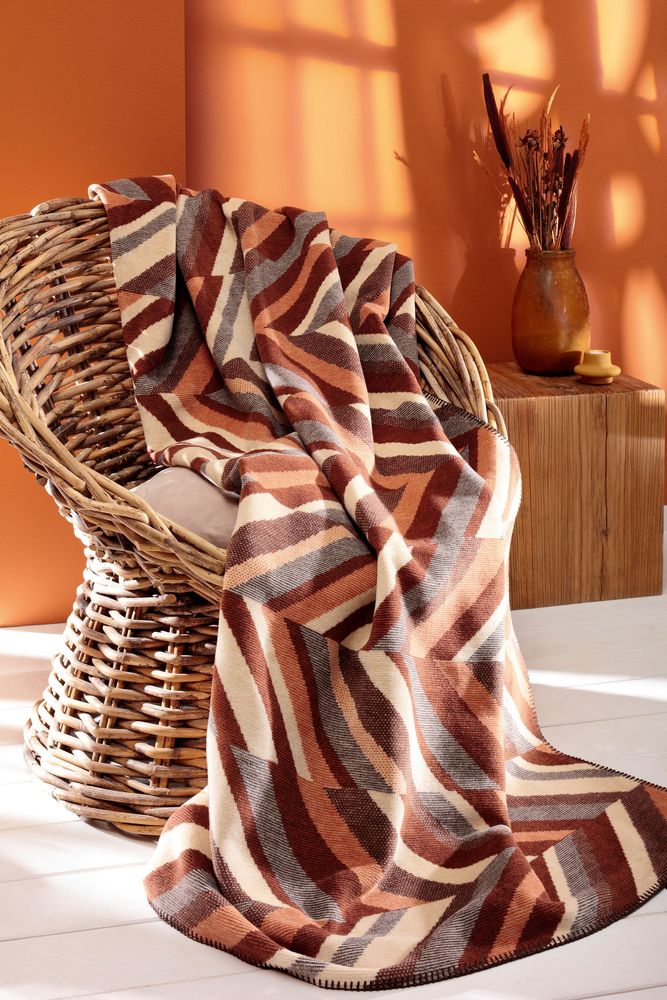 Plaids - Couverture Shifted Terra - BIEDERLACK