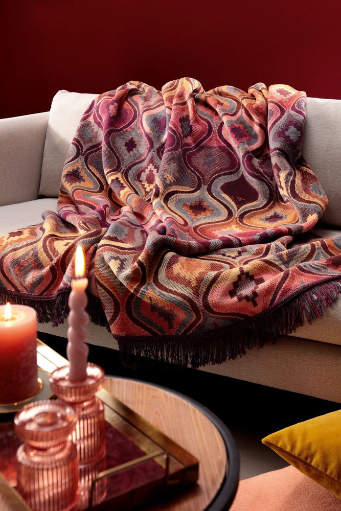 Throw blankets - Oriental Bloom - BIEDERLACK