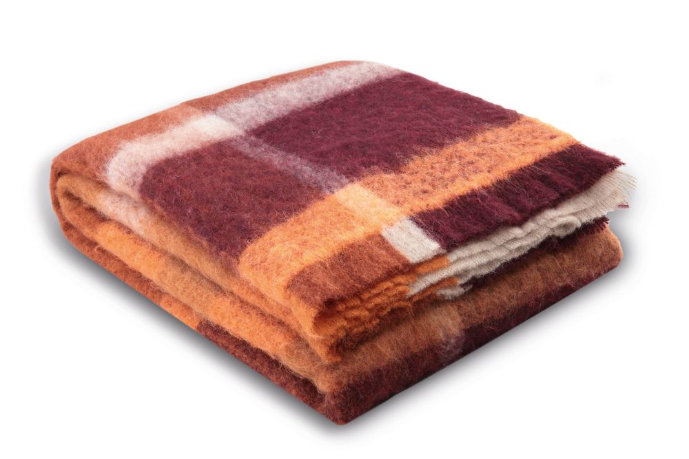 Throw blankets - Throw Mohair Look Intense - BIEDERLACK