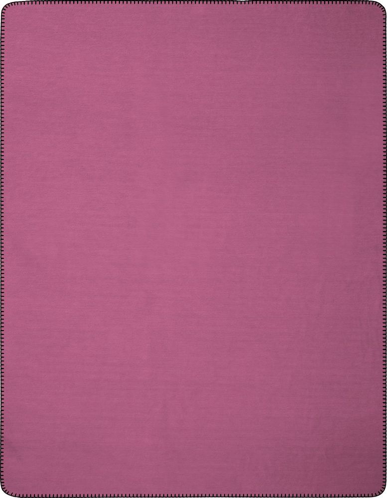 Throw blankets - Plaid - Plum-Anthrazit - BIEDERLACK