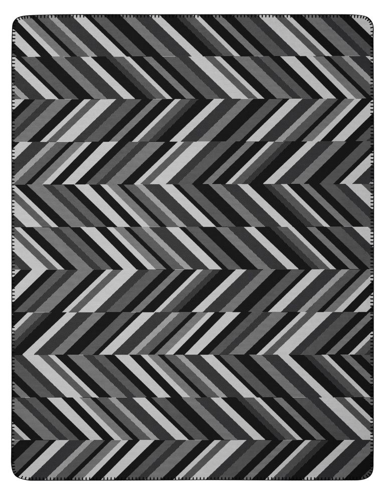 Throw blankets - Shifted Black - BIEDERLACK