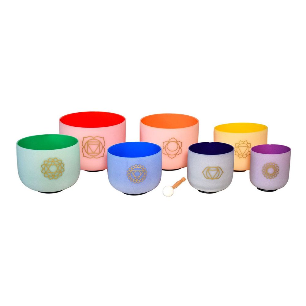 Objets de décoration - Bol chantant en Cristal Chakra coeur - Omsaé chez DG Diffusion - OMSAE