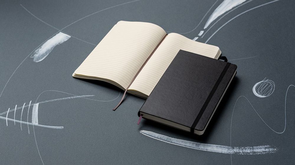 Papeterie bureau - CARNET CLASSIQUE, LIGNÉ, COUVERTURE RIGIDE - MOLESKINE