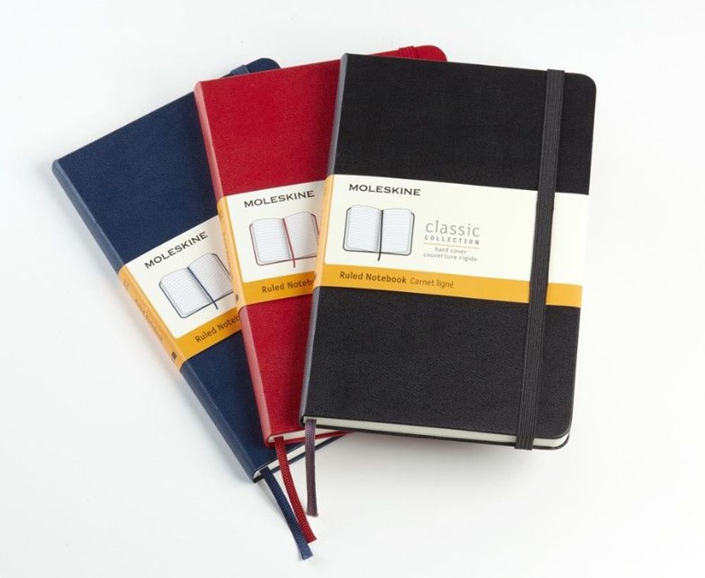 Papeterie bureau - CARNET CLASSIQUE, LIGNÉ, COUVERTURE RIGIDE - MOLESKINE