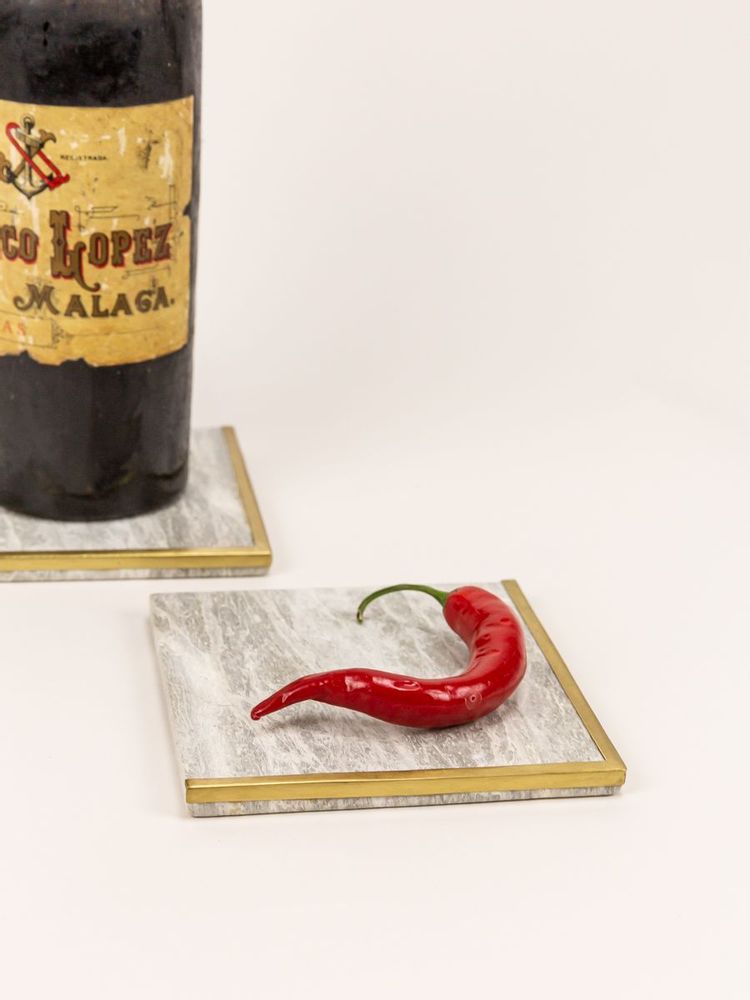 Decorative objects - Pegase coasters in natural stone (set of 2) - L INDOCHINEUR X RIVÊT
