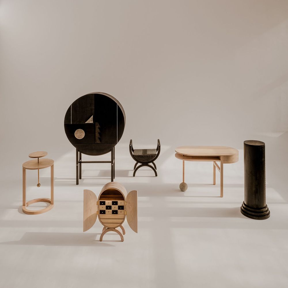 Aménagements pour bureau - ÉTAGÈRE À TABLE/BUREAU Dark ODDITY - SQUARE DROP