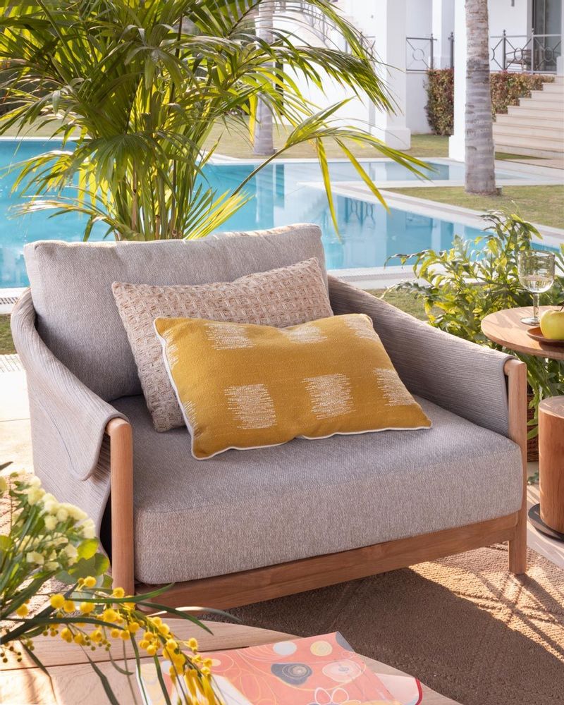 Lawn armchairs - ARMCHAIR POSITANO - CRISAL DECORACIÓN