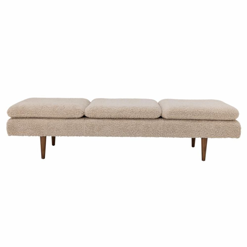Lounge chairs - Pione Daybed, Nature, Polyester - BLOOMINGVILLE
