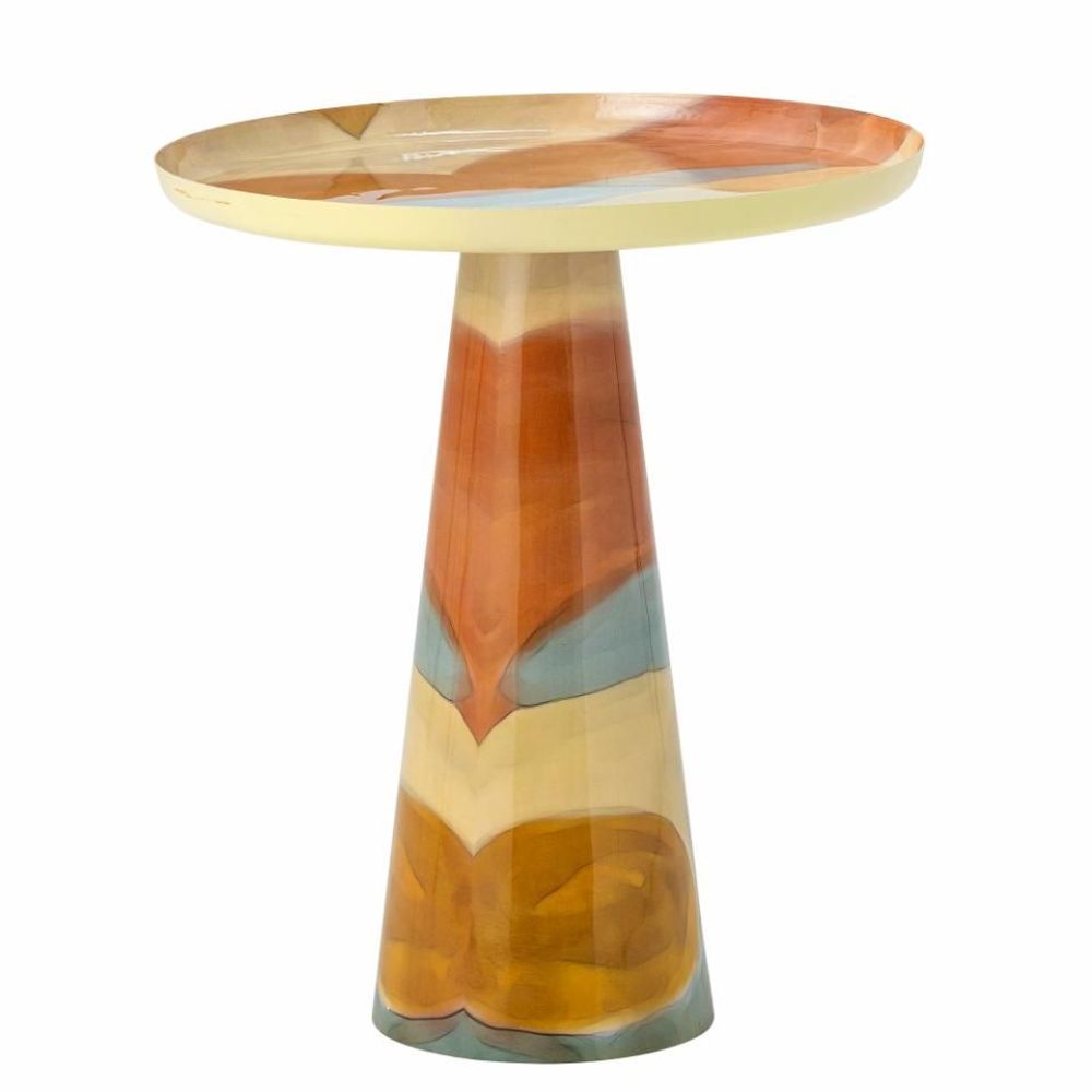 Coffee tables - Brooke Side Table, Yellow, Metal. - BLOOMINGVILLE