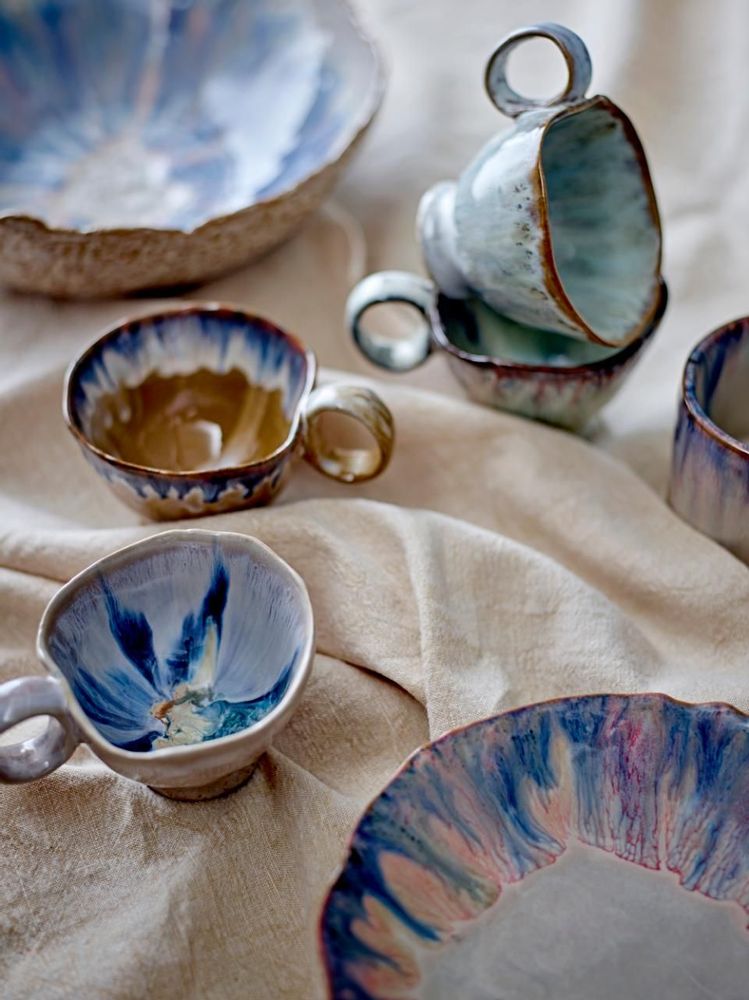 Tasses et mugs - Imogen Tasse, Blue, Grès - BLOOMINGVILLE MULTIBRAND HOUSE