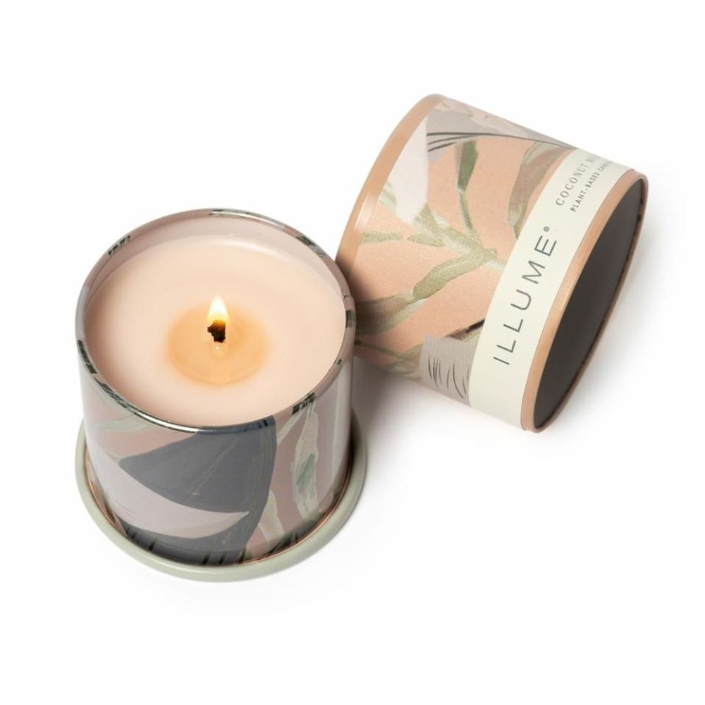 Bougies - Coconut Milk Mango Demi Vanity Tin Candle, Rose - ILLUME