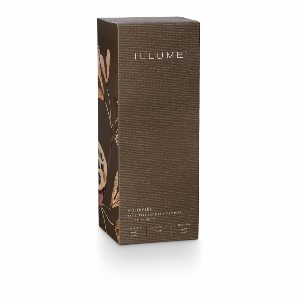 Candles - Woodfire Scent Diffuser, Brown - ILLUME
