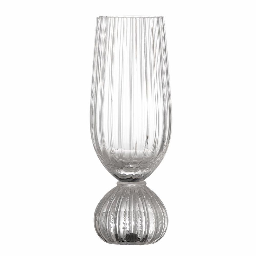 Glass - Taurin Champagne Glass, Clear, Glass. - BLOOMINGVILLE