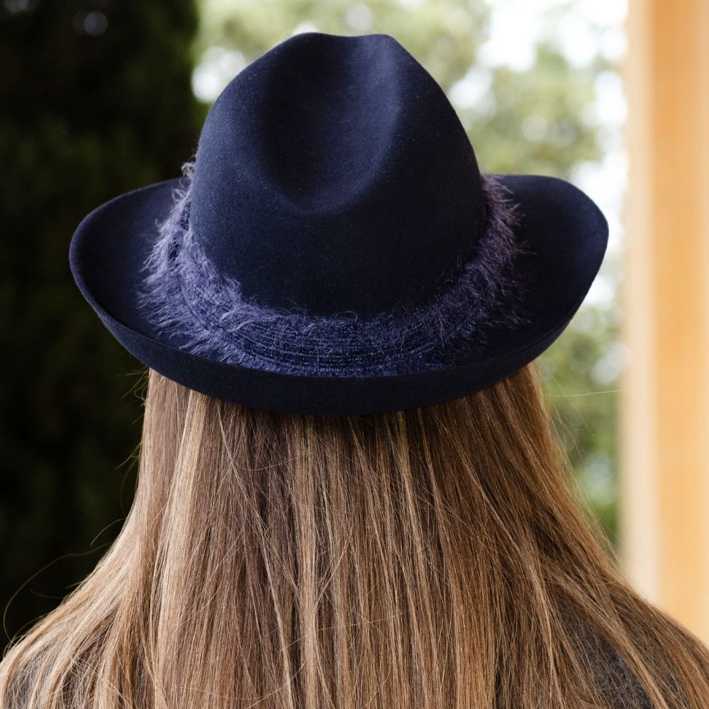Chapeaux - CHAPEAU FEUTRE ruban mohair - TRAVAUX EN COURS...