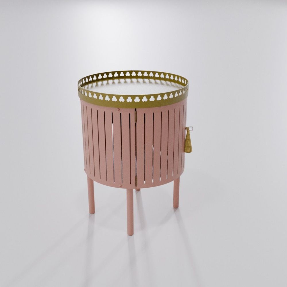 Night tables - LOUIS TRUC bedside table - MAISON BENOÎT MALTIER