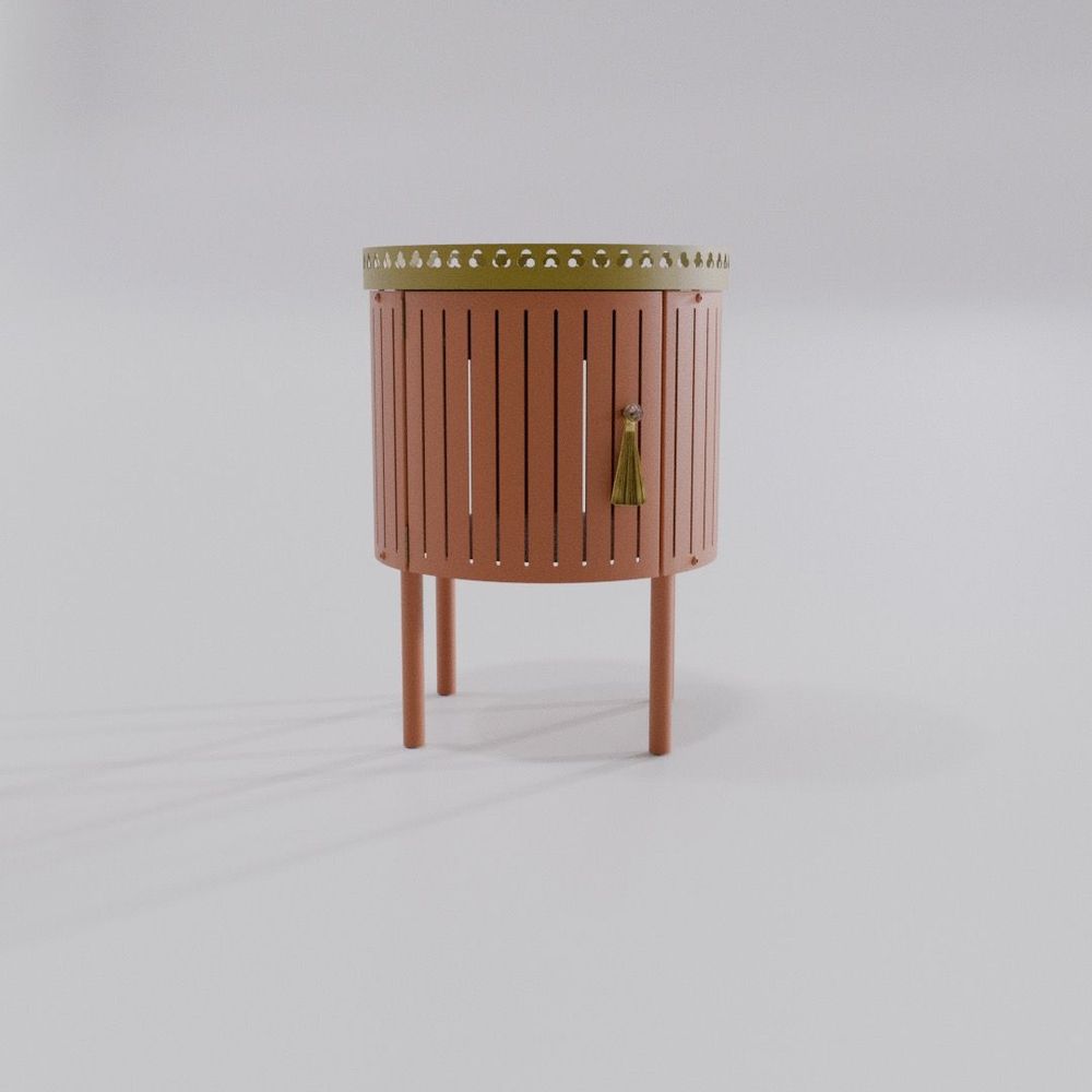 Night tables - LOUIS TRUC bedside table - MAISON BENOÎT MALTIER