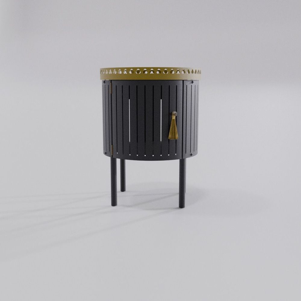 Night tables - LOUIS TRUC bedside table - MAISON BENOÎT MALTIER