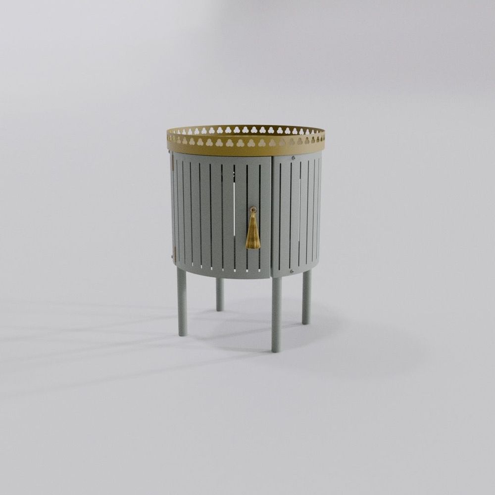 Night tables - LOUIS TRUC bedside table - MAISON BENOÎT MALTIER