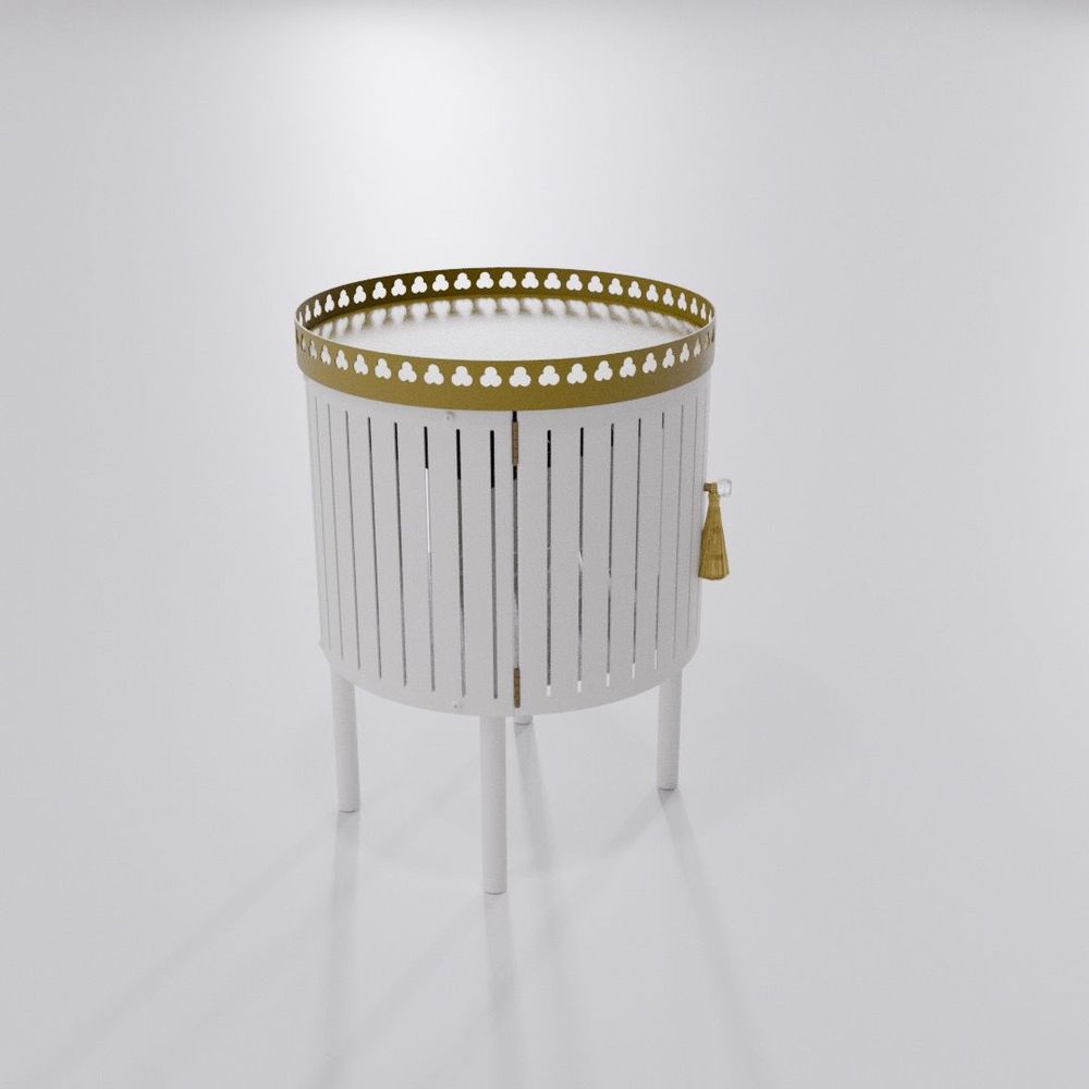 Night tables - LOUIS TRUC bedside table - MAISON BENOÎT MALTIER