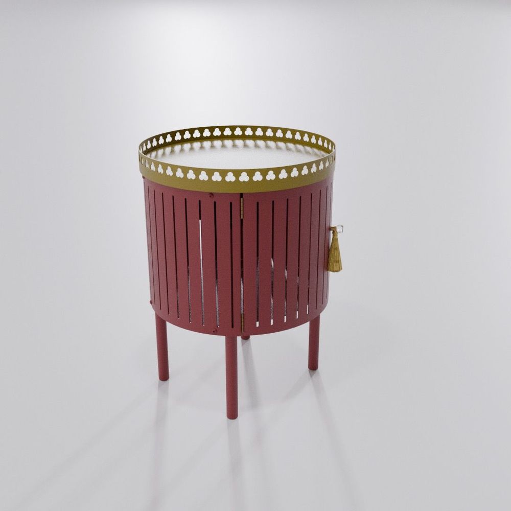 Night tables - LOUIS TRUC bedside table - MAISON BENOÎT MALTIER