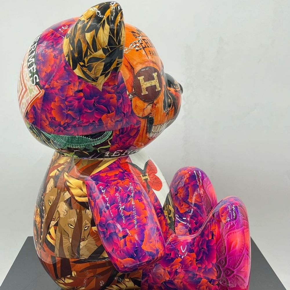 Objets de décoration - Nounours en résine Hermes - NAOR