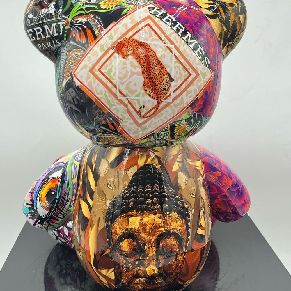 Objets de décoration - Nounours en résine Hermes - NAOR