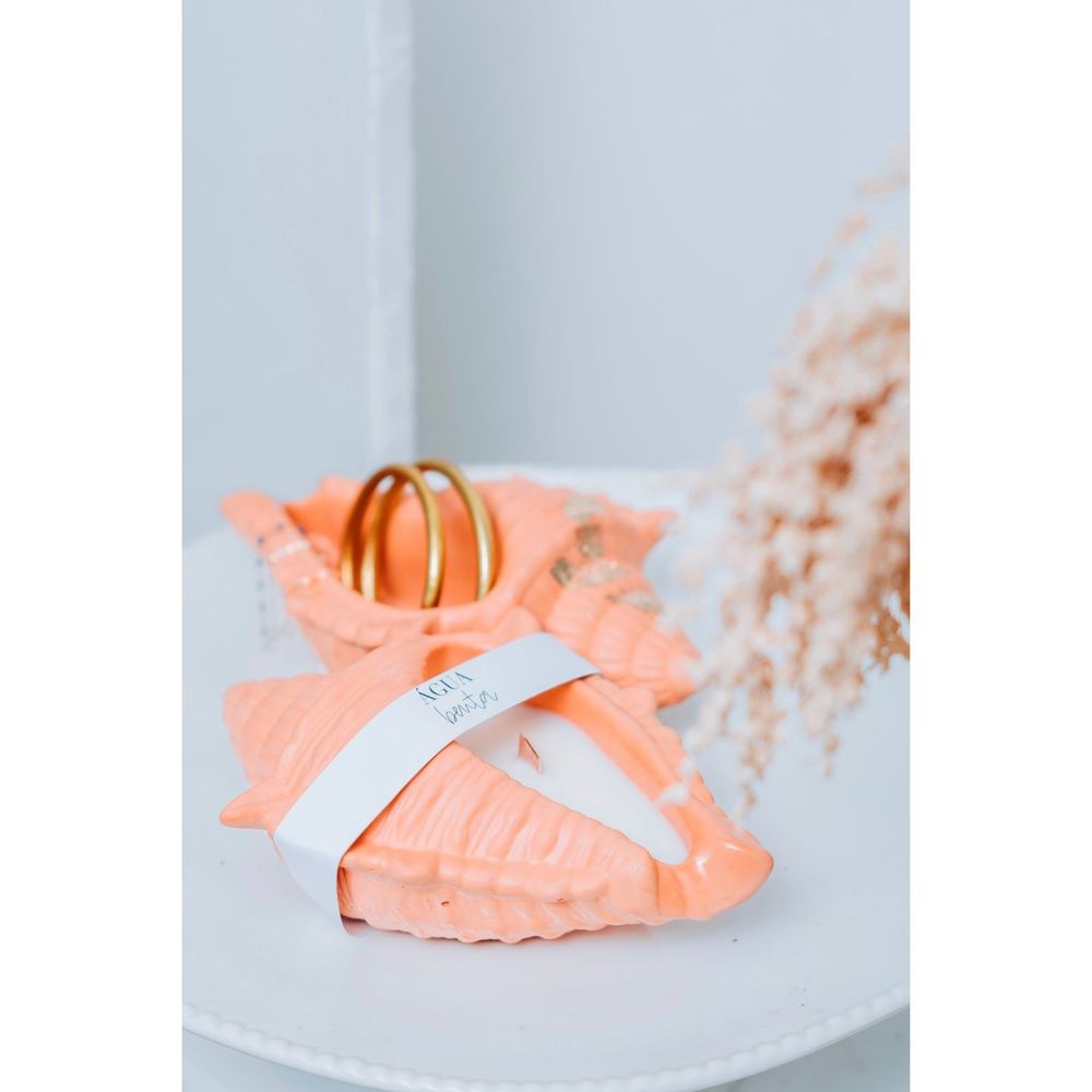 Decorative objects - Marisco monoi shell candle - AGUA BENTA