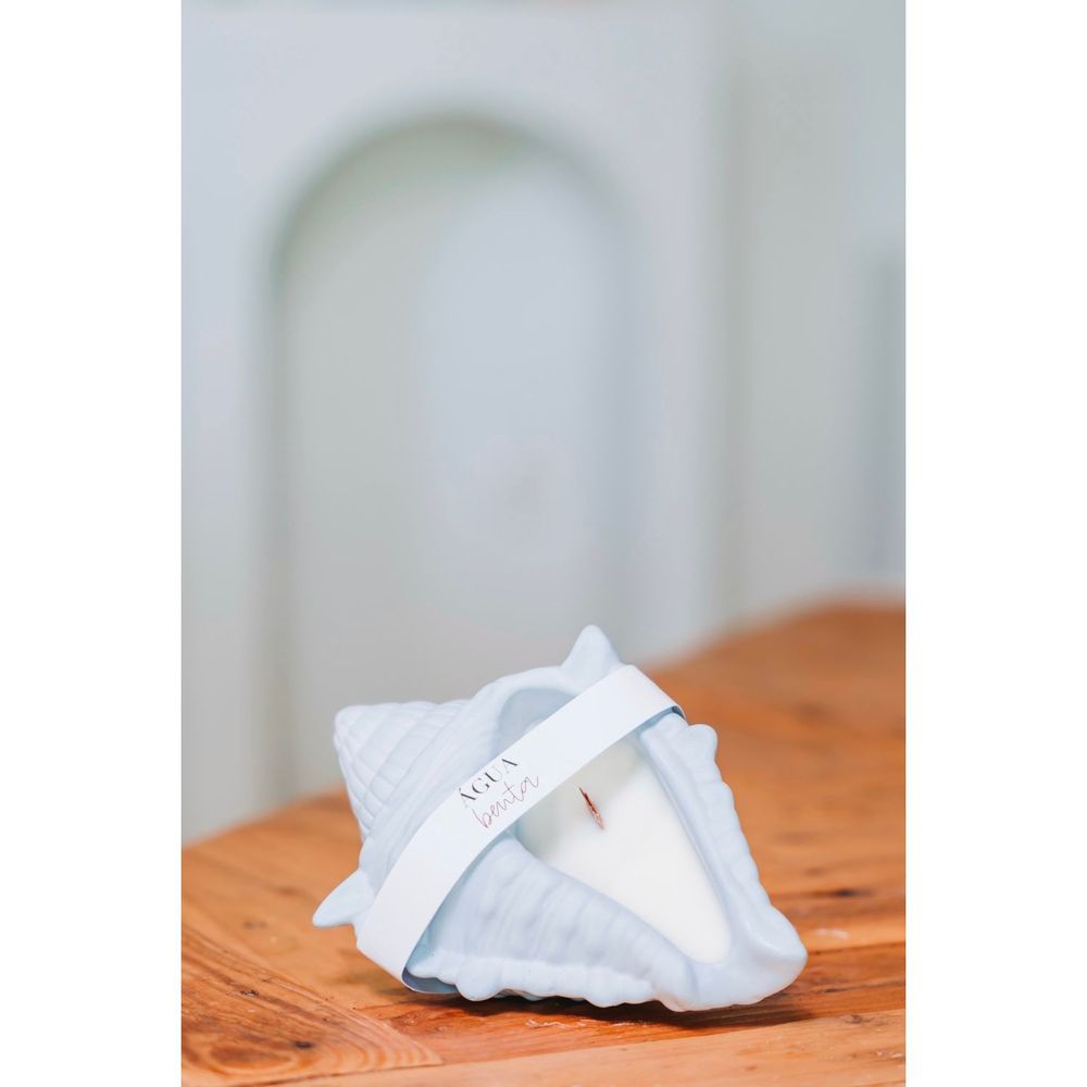 Decorative objects - Marisco monoi shell candle - AGUA BENTA