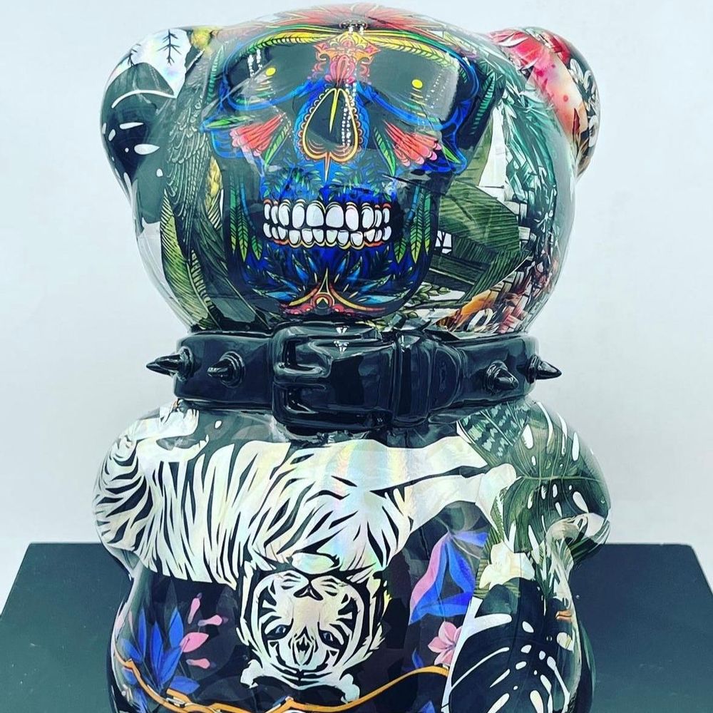 Objets de décoration - Ours en résine Jungle - NAOR