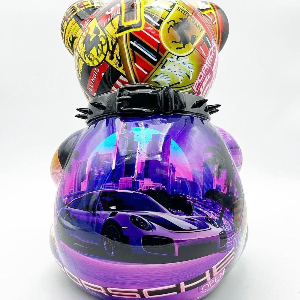 Decorative objects - Porsche resin bear - NAOR
