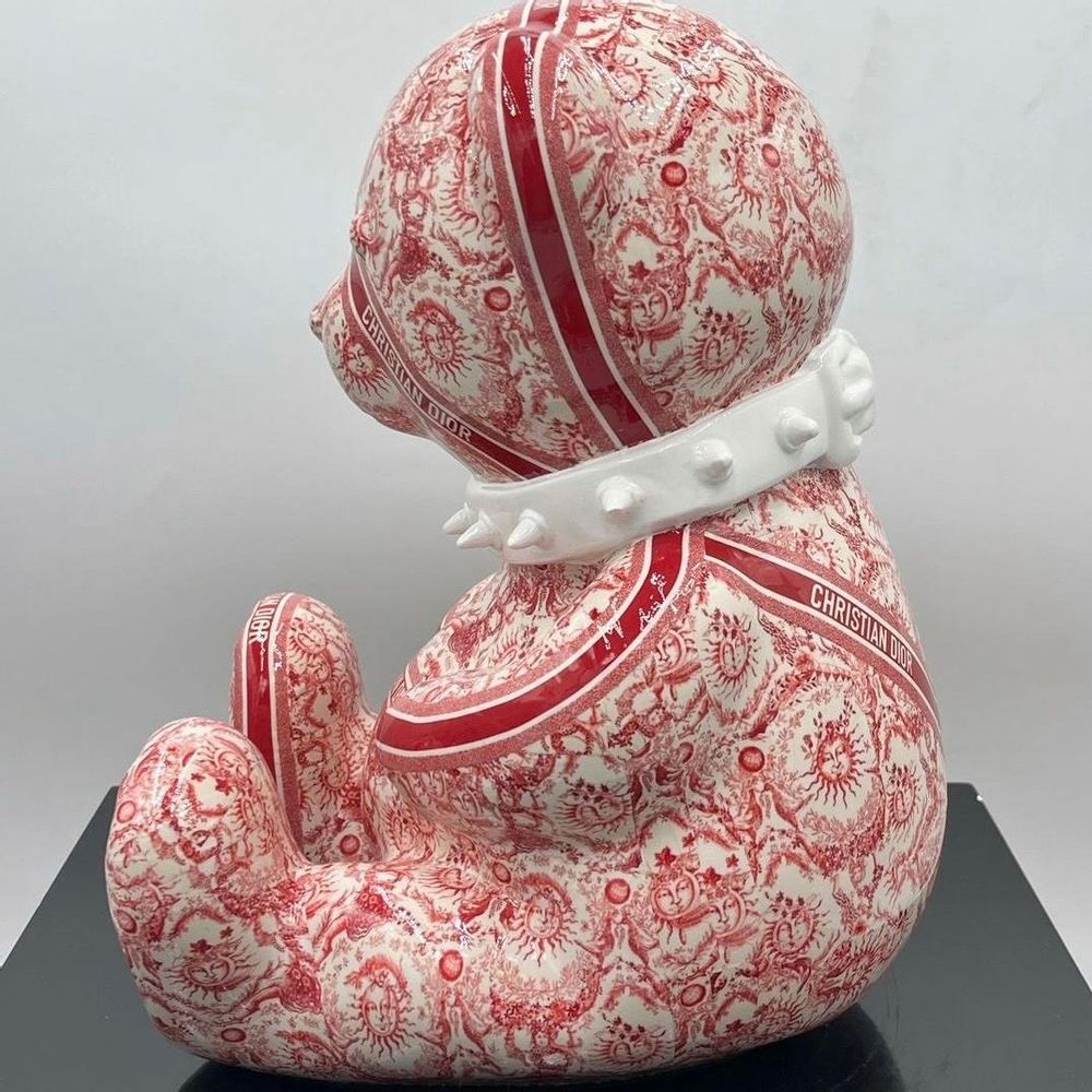 Objets de décoration - Ours en résine toile de jouy - NAOR