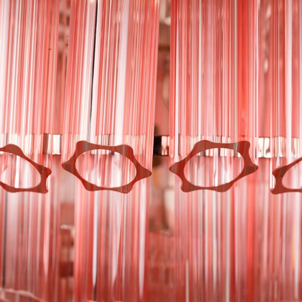 Ceiling lights - Pink Grande Palermo Chandelier - PURE WHITE LINES EUROPE