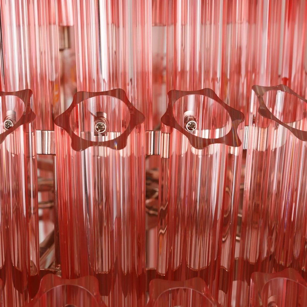 Ceiling lights - Pink Grande Palermo Chandelier - PURE WHITE LINES EUROPE