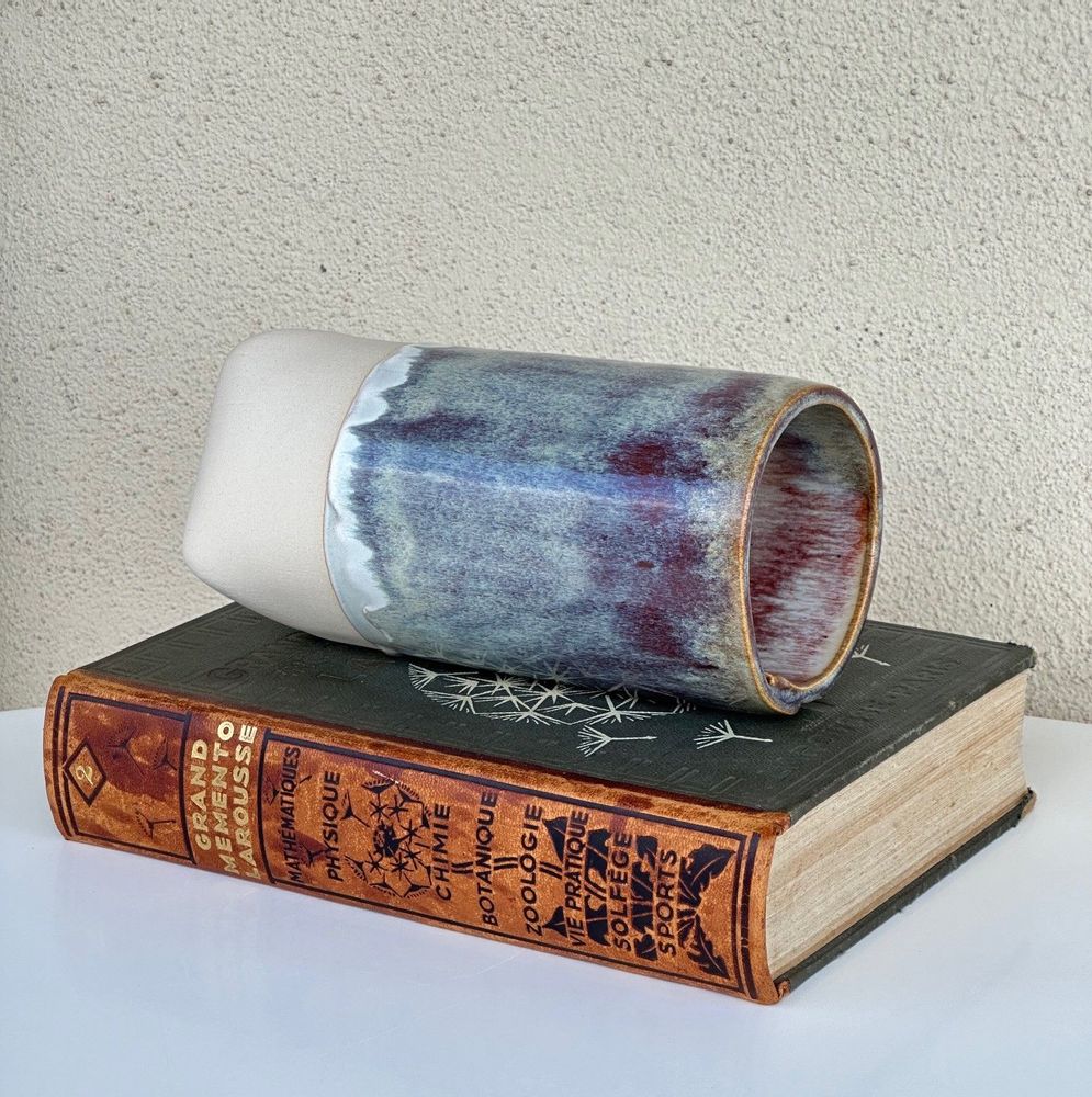 Vases - VASE EN GRÈS - COLLECTION INDIGO - DI VINCENZO POUJOULA