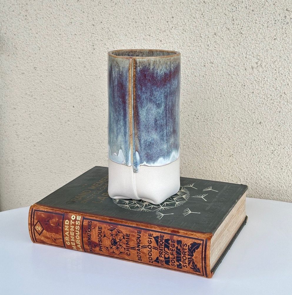 Vases - VASE EN GRÈS - COLLECTION INDIGO - DI VINCENZO POUJOULA