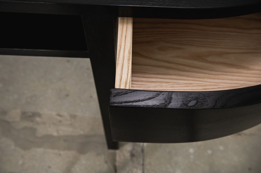 Office furniture and storage - Dark Oddity Console Table - SQUARE DROP
