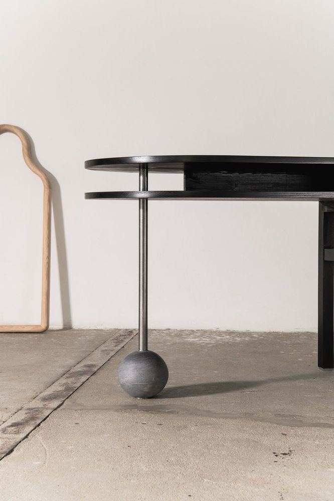 Office furniture and storage - Dark Oddity Console Table - SQUARE DROP