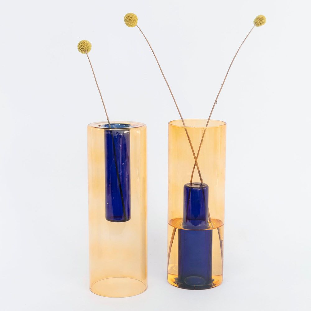Vases - Grand vase en verre réversible - BLOCK DESIGN